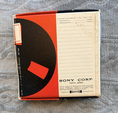 Vintage Sony PR-150 Reel to Reel Tape 900 Ft 1/4″ Recording Tape w/ Box NEW OPEN