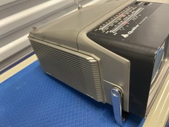 1980s Vintage QUASAR 7” CRT Portable TV UHF/VHF AM/FM Radio Model XP1774SJ