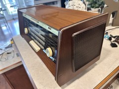 Norelco (Philips) B5X43A/54 Bi-Ampli tube radio, manufactured in Holland