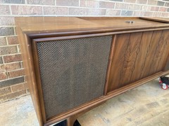 🍊Vintage 1964 MCM RCA Victor Stereo Record Player Console | Model 4FT44W WORKS!