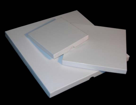 (12) Reel to Reel Setup Boxes…hinged white for reels 1/4″x 7″