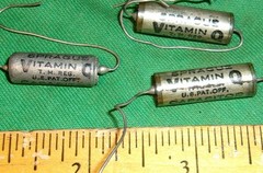 (3) SPRAGUE Vitamin Q .02uF 200 & 600VDC Mil Spec Cap NOS Test OK!
