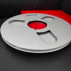 BASF 2x 10.5″ 1/4″ Empty Tape Reels For Reel To Reel Tape Recorders（ Frosted ）