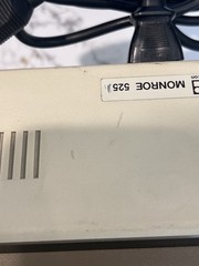 Vintage Monroe 525 Litton Electronic Desktop Calculator W/ Powered Cord