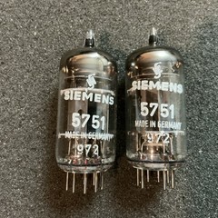 Rare NOS Siemens 5751 Tubes 3 Mica Matched E83CC 12AX7 ECC83 B339 NIB L@@K!!