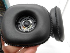 Vintage HD-3030 Stereo Mono Headphones Black Padded Volume Control, Tested!!