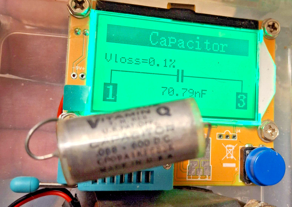 Sprague Vitamin Q .068 uF 600 Vdc Guitar Amplifier Guitar Amp Tone Capacitor
