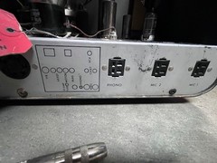 1958 RAULAND-BORG 1925-A AMPLIFIER Record Player System 3-Channel Tube-Based