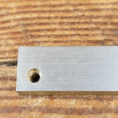 McIntosh Original Brushed Aluminum 7 1/8″ End Caps Single 018-345