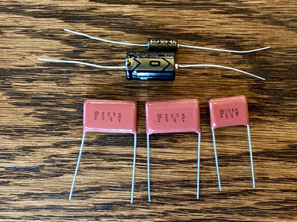 Philips 212 Recap Kit Capacitors Turntable Repair Set for GA212