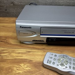 Panasonic PV-V4525S VHS VCR 4-Head Hi-Fi Omnivision Tested Working With Remote