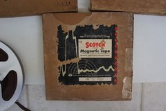 Lot of 3 Scotch 1/2” 3600ft Metal Reel-to-Reel Magnetic Tapes