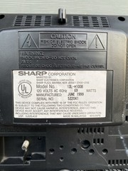 Vintage Sharp 13″ Retro Gaming CRT TV 13N-M100B Front AV Tested Working No Remot
