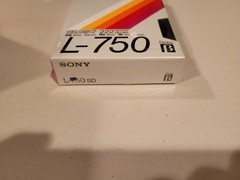 Sony New Sealed L-750 Dynamicron 10x Lot Cassette Beta Tape In Opened Scotch Box