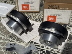 NOS NIB OEM PAIR JBL 2402H Pro Drivers 8 OHM Boxes, Packaging, Papers, Screws