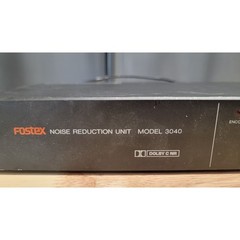 Vintage FOSTEX A-4 Reel to Reel Audio Stereo Tape Deck & Fostex 3040 Noise Red