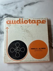 Audiotape Fomula 10 Tape 7″ Reel 1800 Ft. of 1 Mil Mylar Type 1861 NEW Sealed