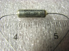 Sprague Vitamin-Q OIL .0015uF 200vdc Treble Bleed/Tone Capacitor-Humbucker,Strat