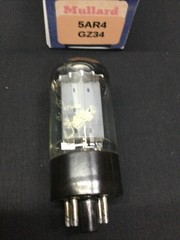 EXCELLENT Mullard Vintage 5AR4 GZ35 Rectifier VACUUM TUBE Tested STRONG I.9051