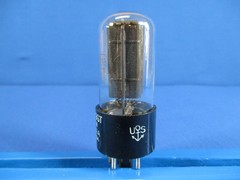 Sylvania JAN CHS 5Y3GT Vacuum Tube Solid Foil Getter Black Plate TV-7 Tested
