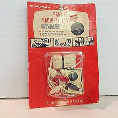 Vintage 1970’s Archer Radio Shack Tandy Private Radio-TV Listener in Packaging