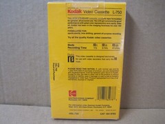 BETA Kodak L-750 Blank Beta Videocassette Tape