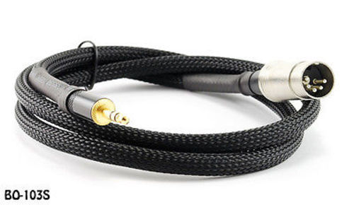3ft. Premium 3.5mm to DIN-5 Audio Cable for BO, Naim, Quad w/ Net Sleeve