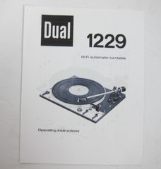 DUAL 1229 TURNTABLE In The Walnut Base Fresh From Being Professionally Serviced!