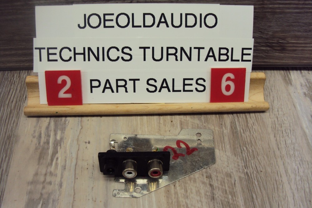 Technics SL-BD22 Turntable RCA & Ground Wire Panel. Tested Parting Out SL-BD22