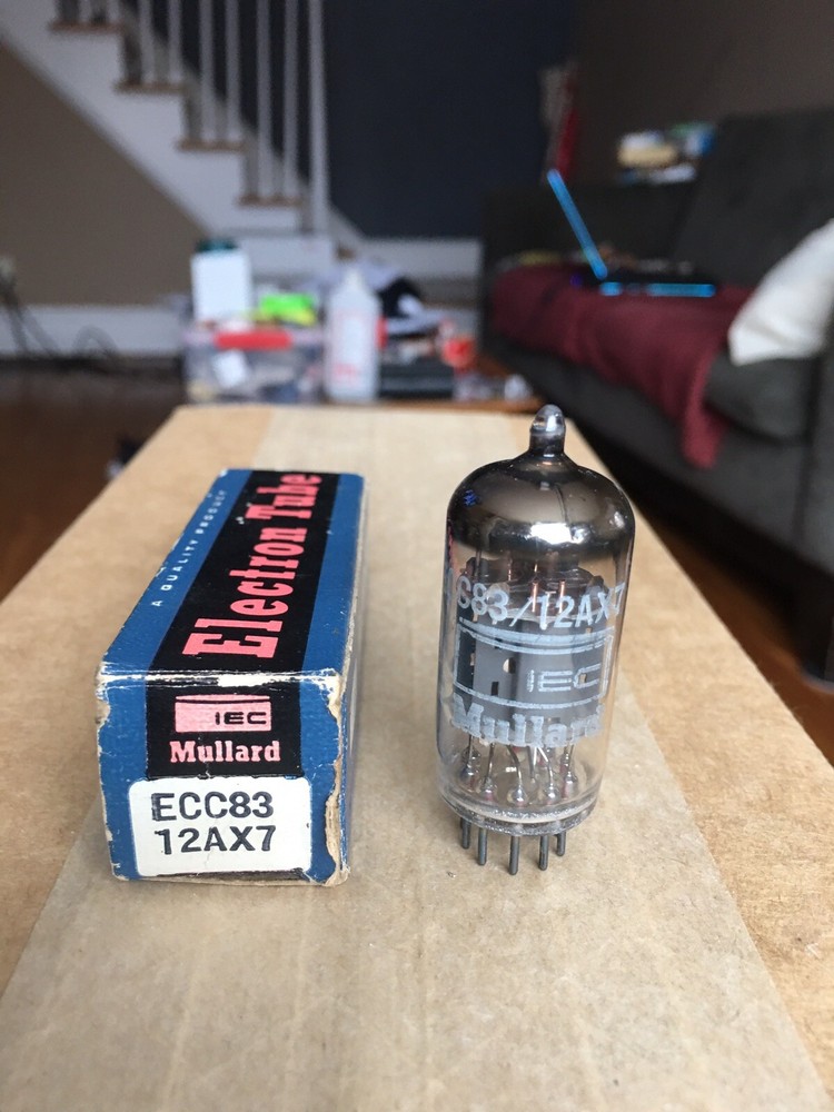 RARE MULLARD NOS/NIB 12AX7/ECC83 MARSHALL PLEXI TWEED FENDER 1967 TEST NOS