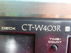 Pioneer CT-W403R Double Cassette Tape Deck Player Recorder Auto Reverse Works