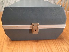 Retro / Vintage Audiotronics Headphones HS-20 w/ Switchcraft Case Untested VIDEO