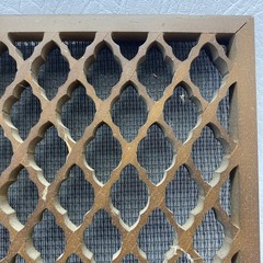 Original Sansui SP-1000 Speaker System Replacement Wood Lattice Grill Brown
