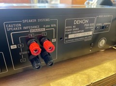 Vintage Denon POA-800 2 Channel Stereo Home Power Amplifier 50 Watts /Channel #1