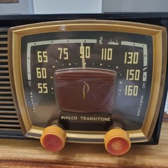 VTG 1952 Philco Transitone AM/SW Radio Model 53-564 NICE / See Video/Description