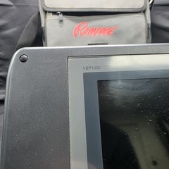 VTG Rampage Audiovox VBP1000 4″ LCD Monitor VCP VHS Player Portable Combo w/Case