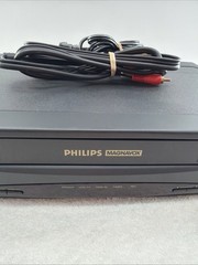 Philips Magnavox VHS Model VRZ220AT21 Tested Includes Av Cables Very Clean