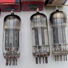 VTG NOS 12BH7 12BH7A Tube Lot 6 Pack RCA Sylvania Raytheon McIntosh Ampeg Audio