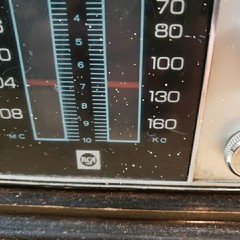Vintage 1960s RCA Japan 16″ Solid State Wood AM FM Tabletop Radio Pecan WORKS
