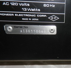 Pioneer SR-303 Reverberation Amplifier Reverb Effect Unit~Working Fine.