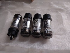 Bundle 4 FENDER Groove Tubes 6L6GC Tubes TV7-D/U Look NOS