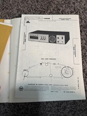 Sams Photofact Set 1416 July 1974 Admiral Sanyo Truetone Color TV + Morse T-4210