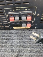 Vintage Fisher BA-6000 Studio Standard Stereo DC Power Amplifier In Working Cond
