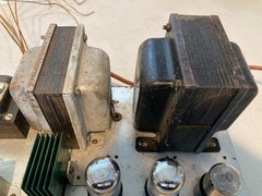 Vintage Tube Amplifier Power Supply Chassis Transformers 1950s 1960s Project