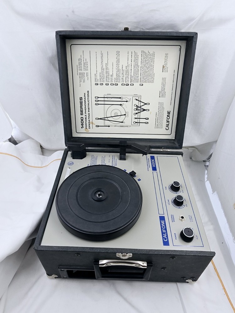 Califone 1430K Phonograph Record Player WORKING