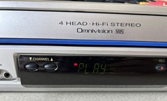 Panasonic PV-V4623S Silver Omnivision VCR Blue Line VHS Player w Remote – Tested