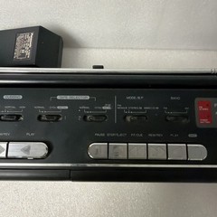 VTG Panasonic Boombox RX-F11 Double Cassette Player FM/AM Radio Tested Working