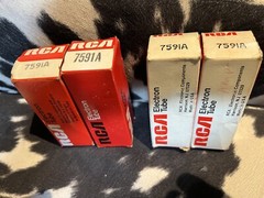 50 Year Old Vacuum Tubes | 4 7091A’s | 4 7025’s | 2 6GH8A’s & 1 6C4