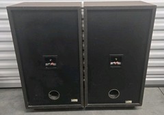 Cerwin Vega AT-12 Speakers Pair | Refoamed Woofers | Original Grills | Fully Wor