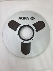 Vintage Audio AGFA PEM 469 1/2” Analog Tape Reel Metal 10.5”